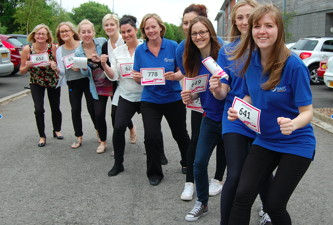 Hart Biologicals' Girls are all set for Race for Life Image