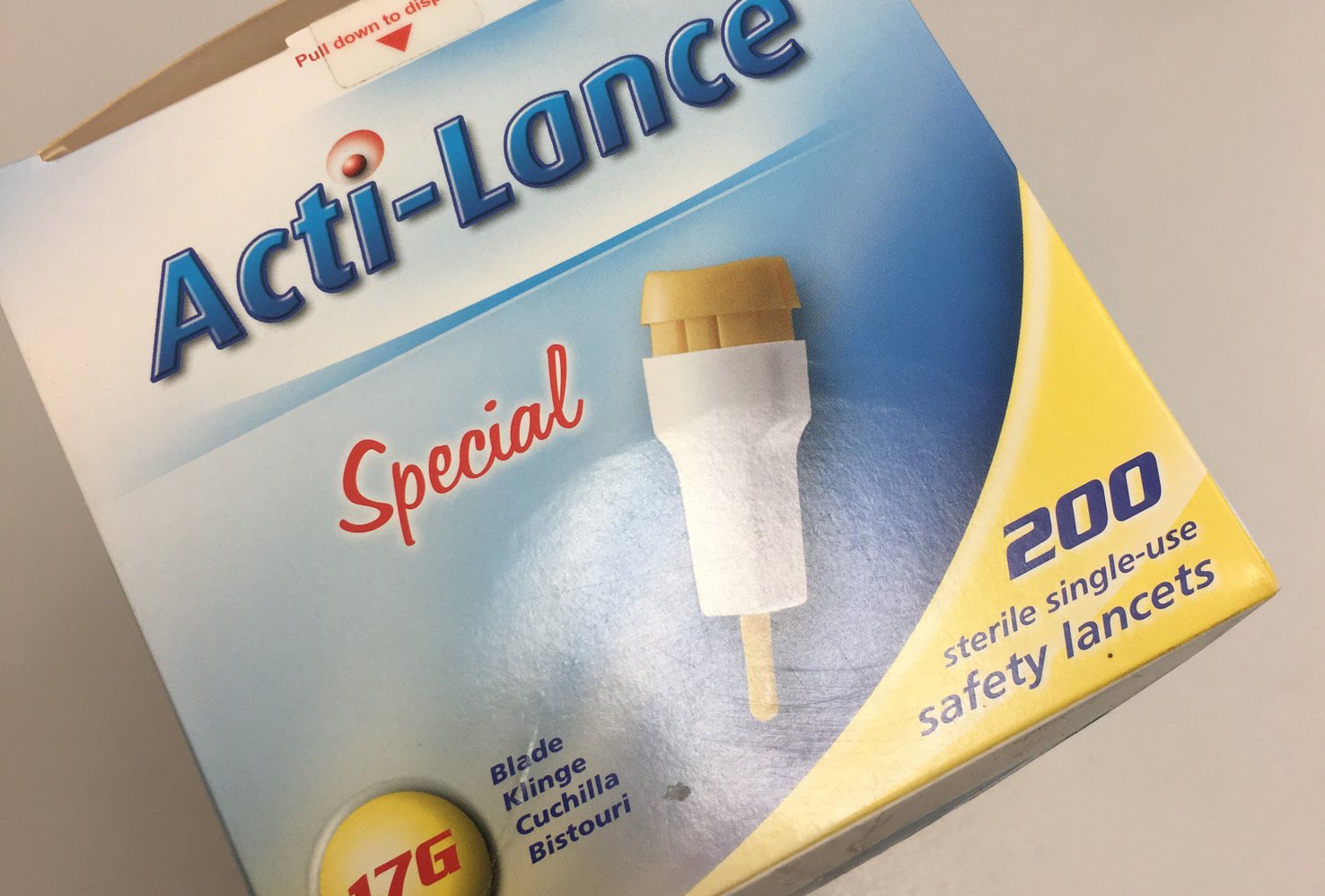 Actilance Lancets Special - YELLOW 200