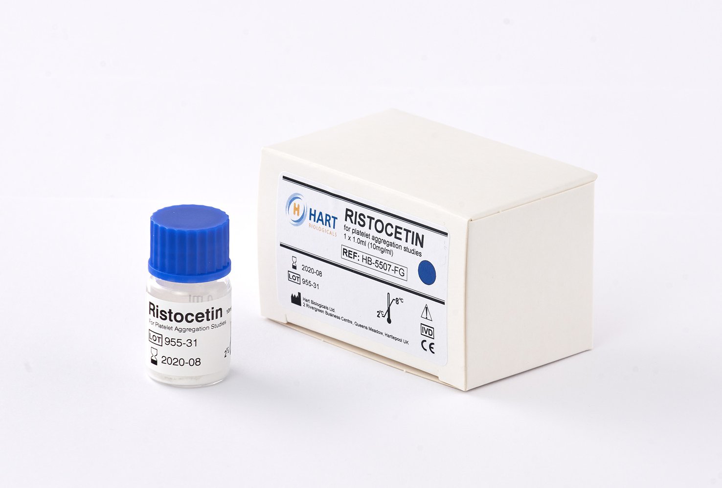 Ristocetin 10mg/ml - 2 x 1.0ml