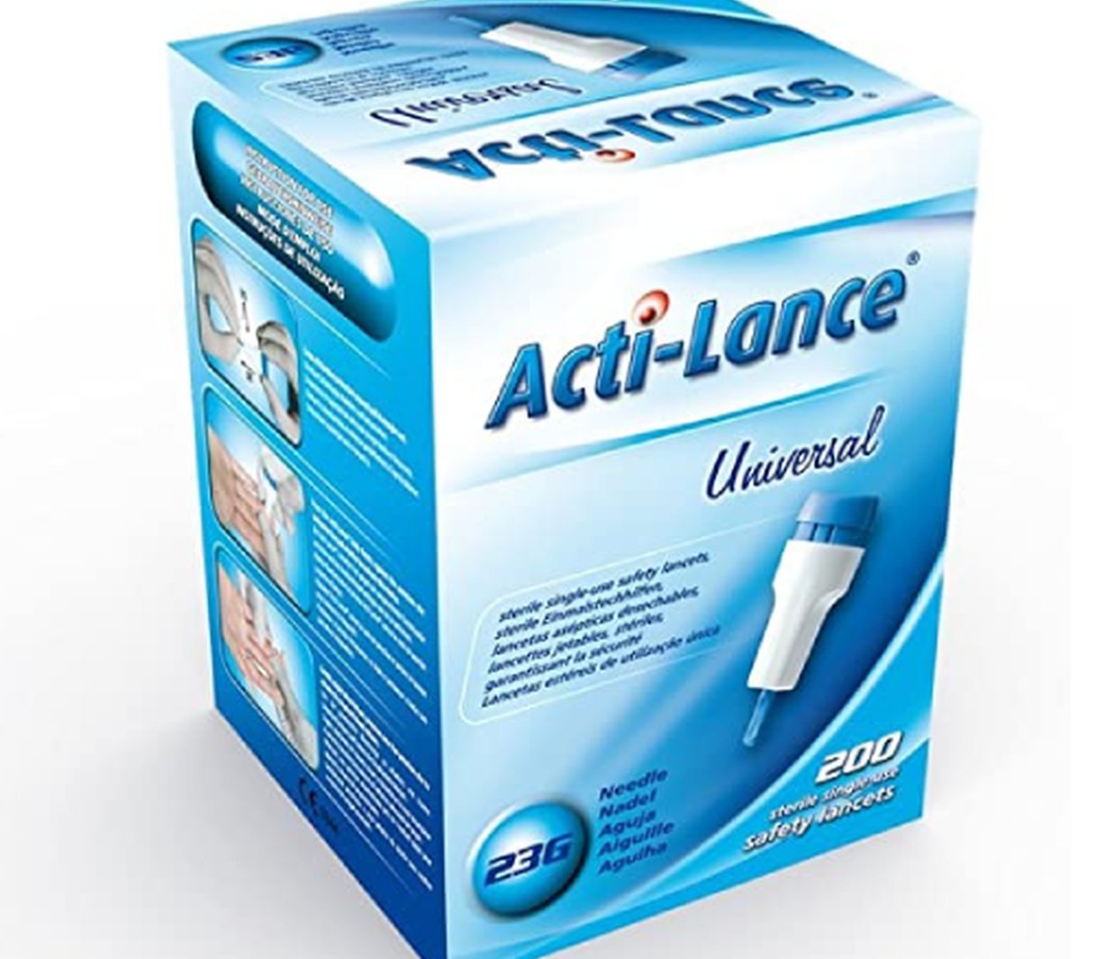 ActiLance Lancets Universal BLUE 200 Hart Biologicals